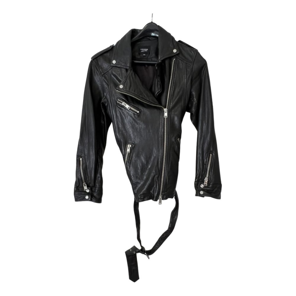 Biker Leather Jacket - Lamarque - XXS